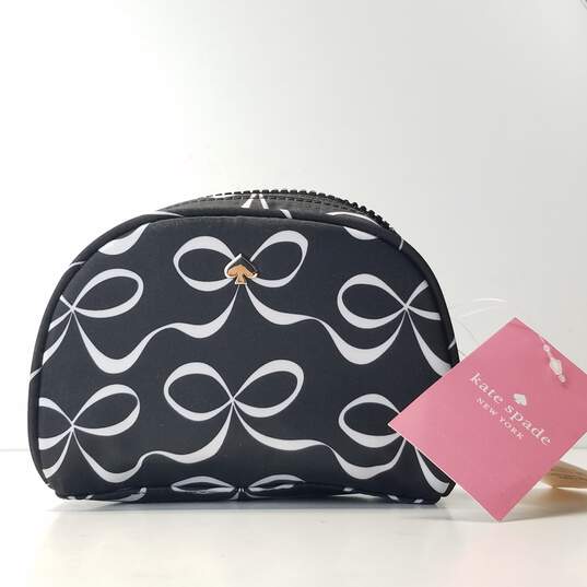 Kate Spade Ribbon Black Pouch image number 1