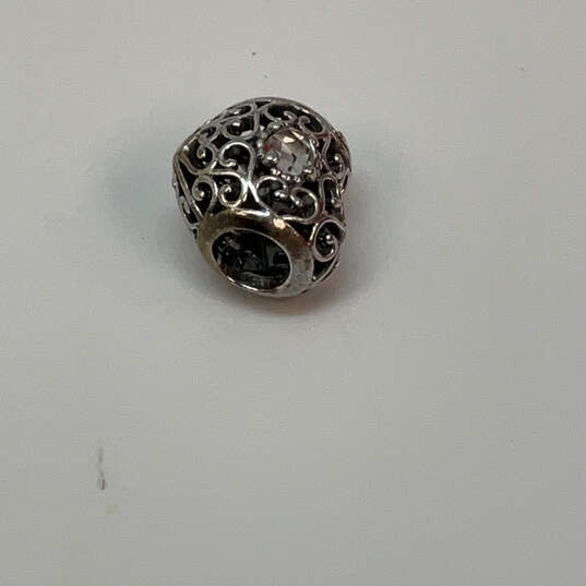 IOB Designer Pandora 925 ALE Sterling Silver Heart Shape Beaded Charm image number 4