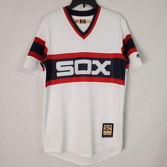 Majestic MLB Men White Chicago Sox Jersey S image number 1