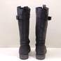 Harley-Davidson Women's Savannah Black Leather Knee High Lace Zip Boots Size 8M image number 4