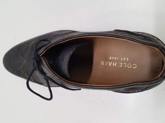 Cole Haan Warren Welt Wingtip Oxford Black Leather Dress Shoes Men's Size `10.5 image number 8