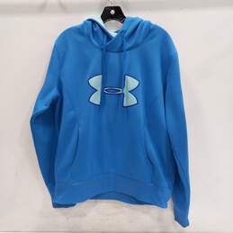 Under Armour Blue Pullover Hoodie Women's Size XL