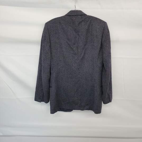 Vtg Men's Giorgio Armani Gray Wool Blend Blazer Coat Size 36 R image number 2