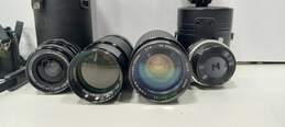 Konica Autoreflex TC 35mm Film Camera w/Lenes, Carrying Case and Flash alternative image