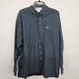 Long Sleeve Collared Blue Buttoned Up Shirt image number 1