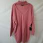Eloquii Long Pullover Collard Pink Sweater Women's Size 22/24 image number 1