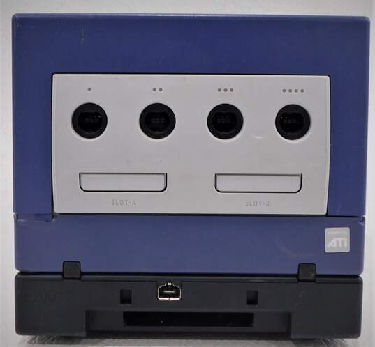Nintendo Gamecube with GB Player, 2 Controllers, and 3 games. image number 3