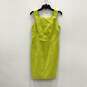 Womens Highlighter Green Short Sleeve Front Button 2 Piece Set Size 4 image number 4