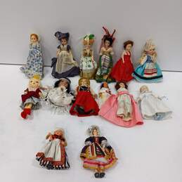14pc Bundle of Assorted Brides Of All Nations Mini Dolls
