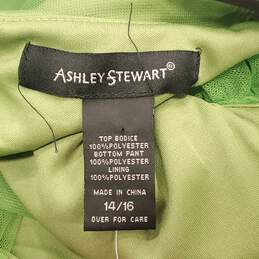 Ashley Stewart Women Green Jumpsuit Sz 14 NWT