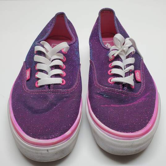 Vans Women’s Sparkle Glitter Sneakers Size 9.5M/11W image number 2