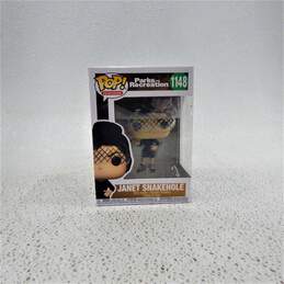 Funko Pop Parks And Recreation Janet Snakehole 1148 Duck Silver 1149 IOBS alternative image