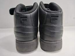 Fila Men's Black Leather High Top Shoes Size 10.5 alternative image