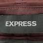 Express Women Burgundy Pants Sz 8R NWT image number 3