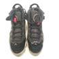 Air Jordan 323419-064 6 Rings Black Sneakers Size 6Y Women's Size 7.5 image number 6