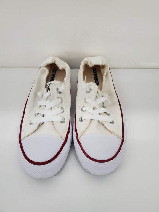 New Converse Chuck Taylor All Star Lo Top White Shoes Size-8 image number 1