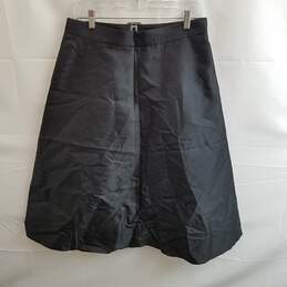 Barneys New York Women's Black Wool Blend Skirt Size 10 alternative image
