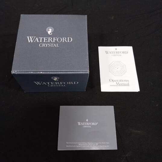 Waterford Crystal Mini Desk Clock In Open Box image number 7