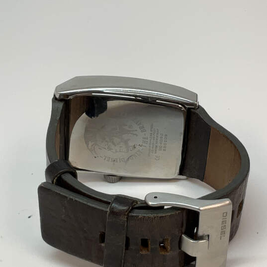 Designer Diesel DZ-4090 Silver-Tone Stainless Steel Analog Wristwatch image number 4