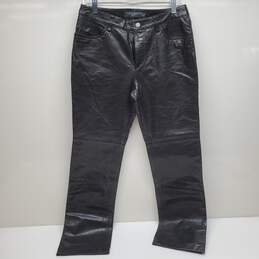 Vintage 2000's GAP Boot Cut Leather Pants Women's Size 8