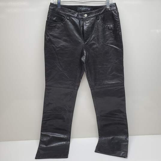 Vintage 2000's GAP Boot Cut Leather Pants Women's Size 8 image number 1