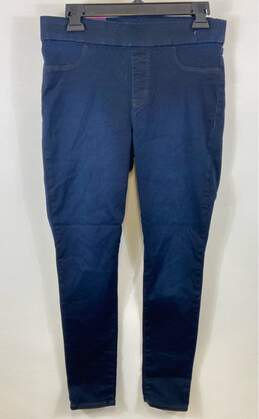 Gloria Vanderbilt Women Blue Pull On High Rise Jeans Sz 8
