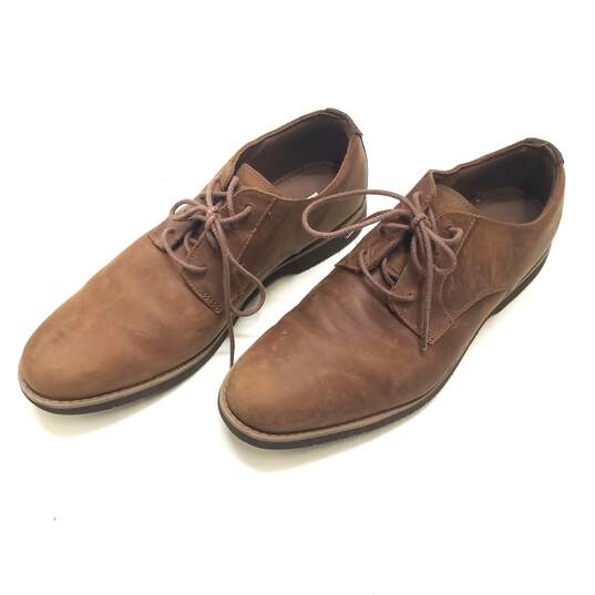Timberland Woodhull Brown Nubuck Oxfords Men's Size 11 image number 1