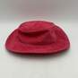 Walkabout Mens Pink Leather Wide Brim Fitted Cowboy Hat Size Small image number 1
