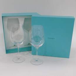 Tiffany & Co. Wine Glasses Pair IOB