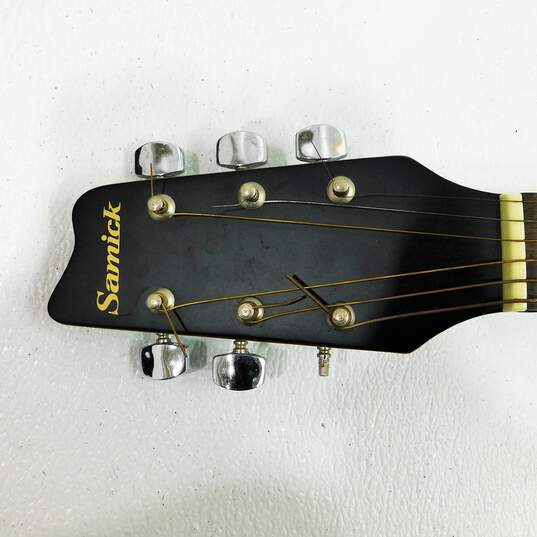 Samick Brand LW-015 Model Wooden 6-String Acoustic Guitar w/ Soft Gig Bag image number 5