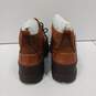 Polo Ralph Lauren Brown Leather Steel Toed Oslo Low BT WP Boots Size 7D NWT image number 3
