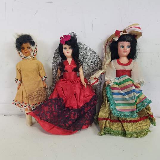 Assorted  Lot of 8 Vintage World Dolls/Other Vintage Dolls image number 2