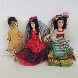 Assorted  Lot of 8 Vintage World Dolls/Other Vintage Dolls alternative image
