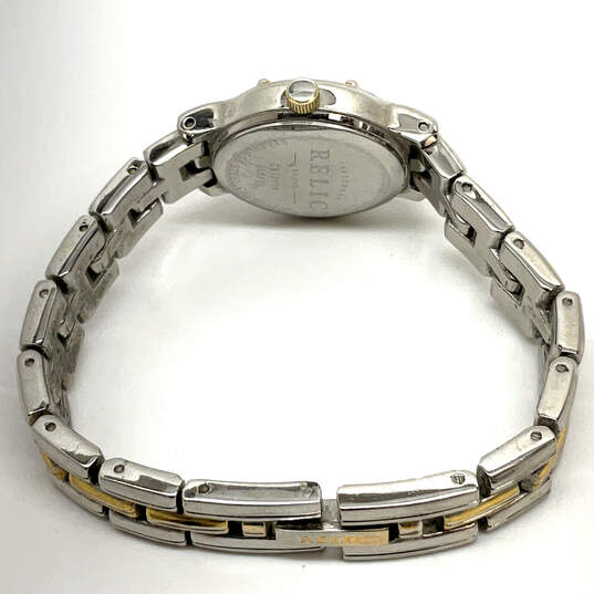 Designer Relic ZR33117 Two-Tone Stainless Steel Quartz Bracelet Wristwatch image number 3