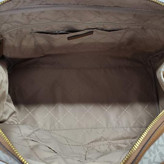 Buy the Michael Kors NWT Mk Travel Large Luggage Top Zip Weekender Bag