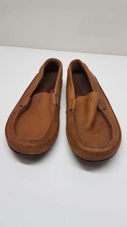 Clarks Cognac Men's Loafers - Size 9 alternative image