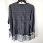 Style & Co Women Black Long Sleeve Top L NWT image number 5