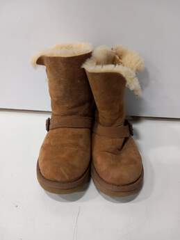 Ugg Suede Chestnut Distressed Classic Dylyn Boots-8