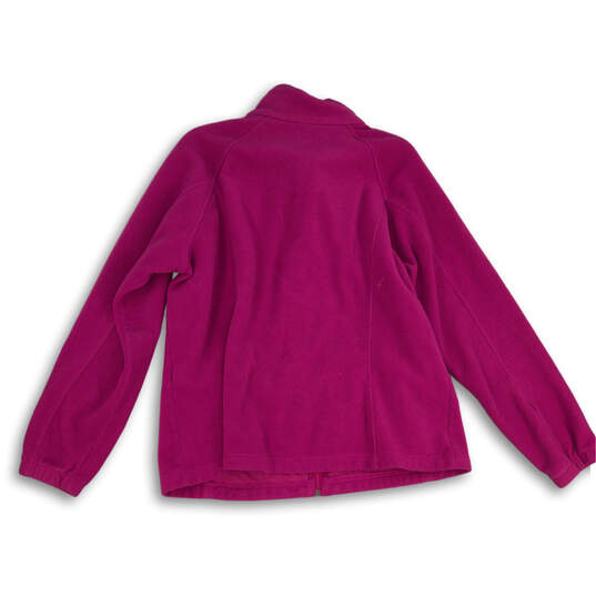 Womens Pink Benton Springs Long Sleeve Full Zip Activewear Jacket Size 2X image number 2