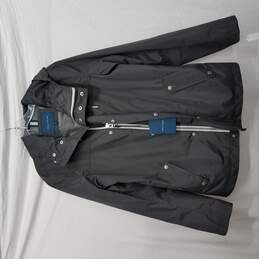 Cole Haan Men's Hooded Rain Jacket Grey Sz S NWT alternative image