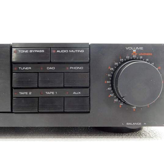 VNTG Yamaha Brand C-60 Model Natural Sound Stereo Control Amplifier w/ Cable image number 4