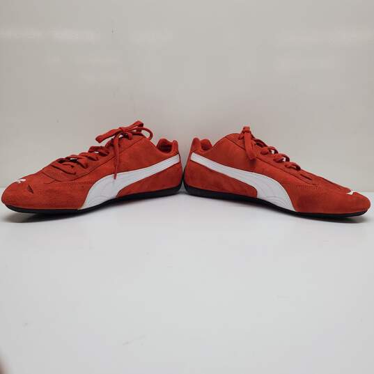 SF Speed Cat New Team Red/White Ferrari Puma Shoes Sneakers Size 12 image number 3