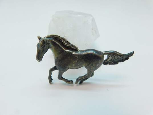 Artisan 925 Figural Horse Brooches 34.1g image number 3