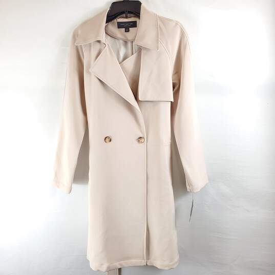 Marc New York Women Beige Trench Coat M NWT image number 1