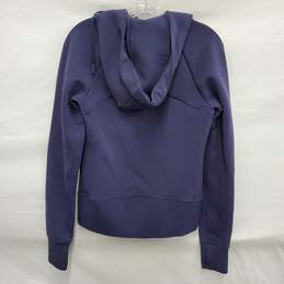 Lululemon Women's Athletica Navy Blue Hooded Full Zip Sweat Jacket Size M alternative image