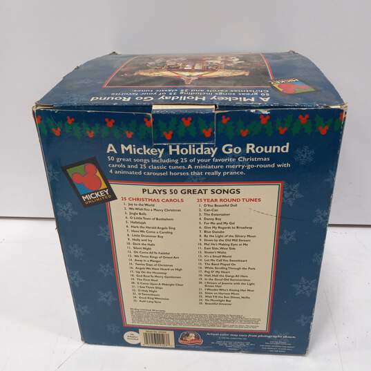 Mr. Christmas A Mickey Holiday Go Round Musical Figurine image number 3