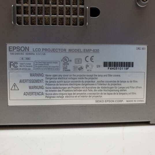 Epson EMP-830 LCD Projector image number 7