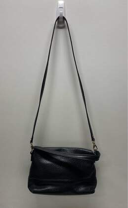 Kate Spade Leila Black Leather Flap Crossbody Bag alternative image