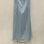 NWT Womens Blue Sleevless Spaghetti Strap Back Zip Mini Dress Size 3XL image number 4