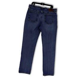 Mens Blue Denim Medium Wash Pockets Stretch Straight Leg Jeans 36X34 alternative image